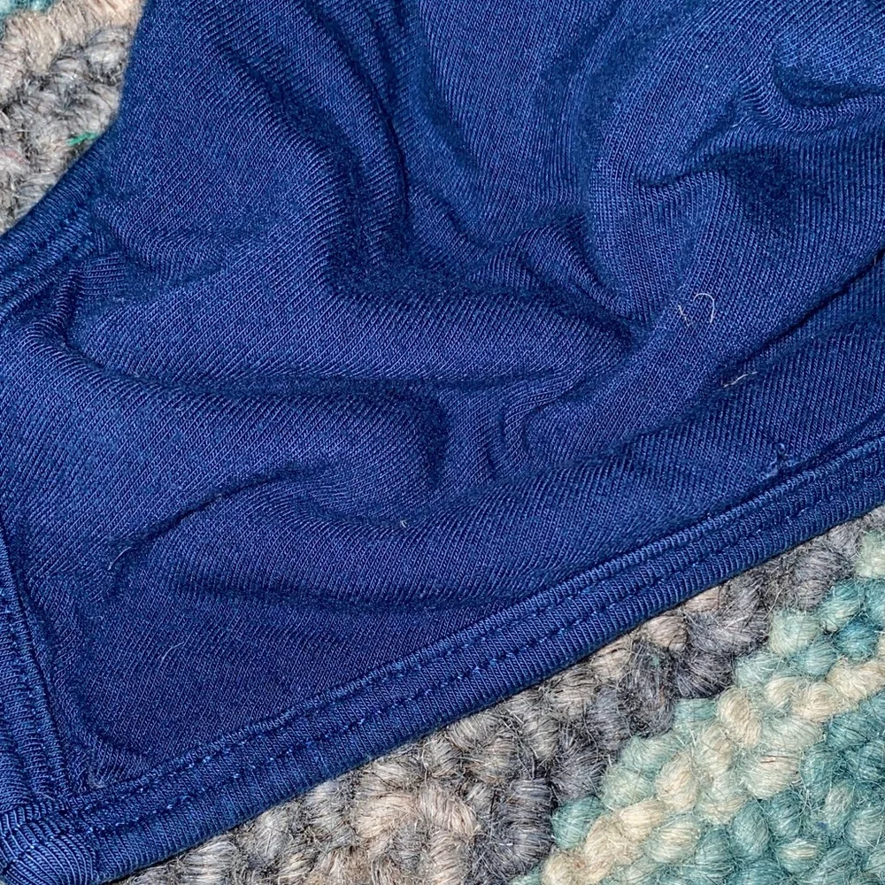 Navy Blue Bandana Bib with Snap Closures Kyte Baby